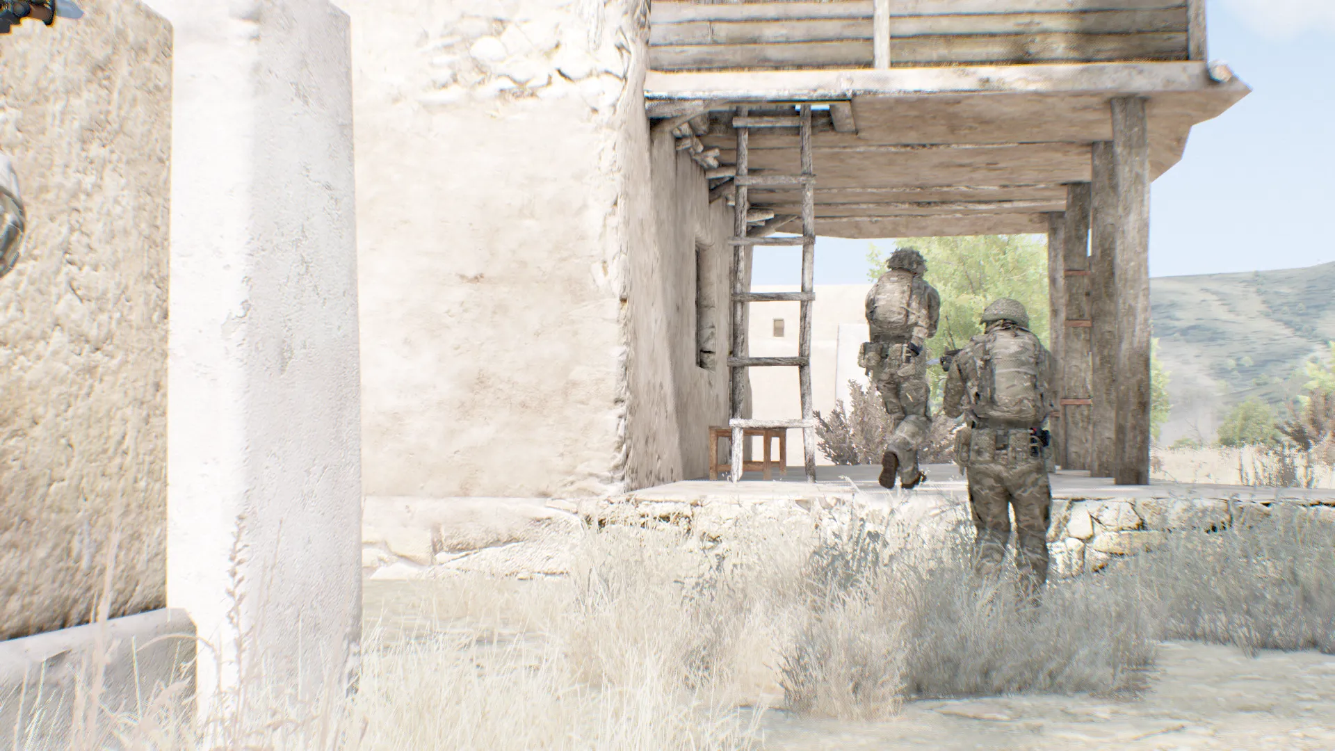 A section breaching and entering a building.