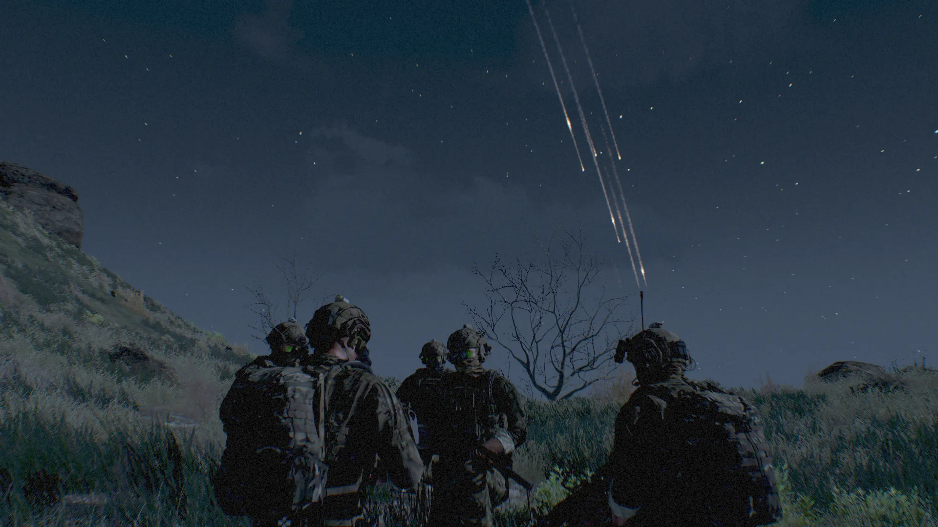 Pathfinders operating ahead of the main force.