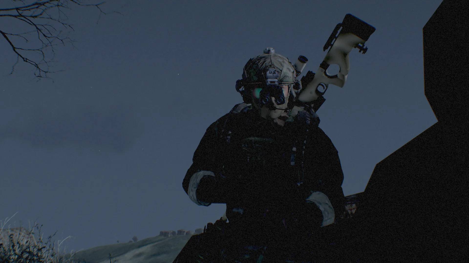 Pathfinders conducting a reconnaissance patrol.