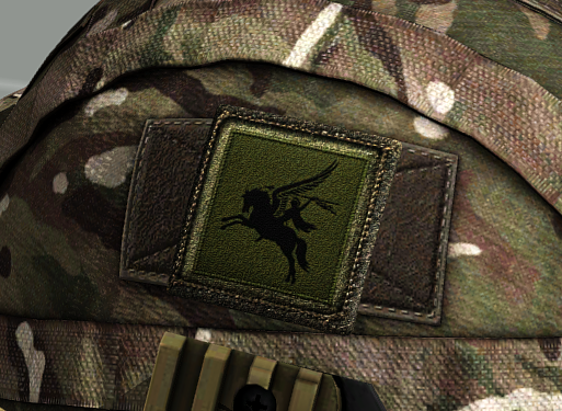 Edited 2PARA Helmet Patch (Spot the difference...)
