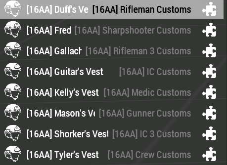 New Vest Selections